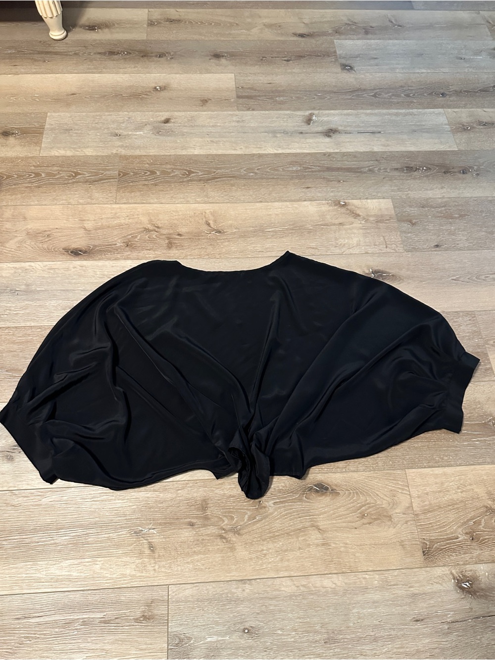 Black Women's balloon style top